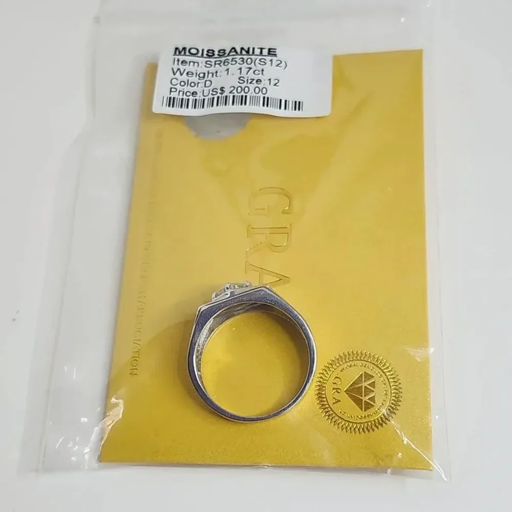 1. 17 ct moissanite ring